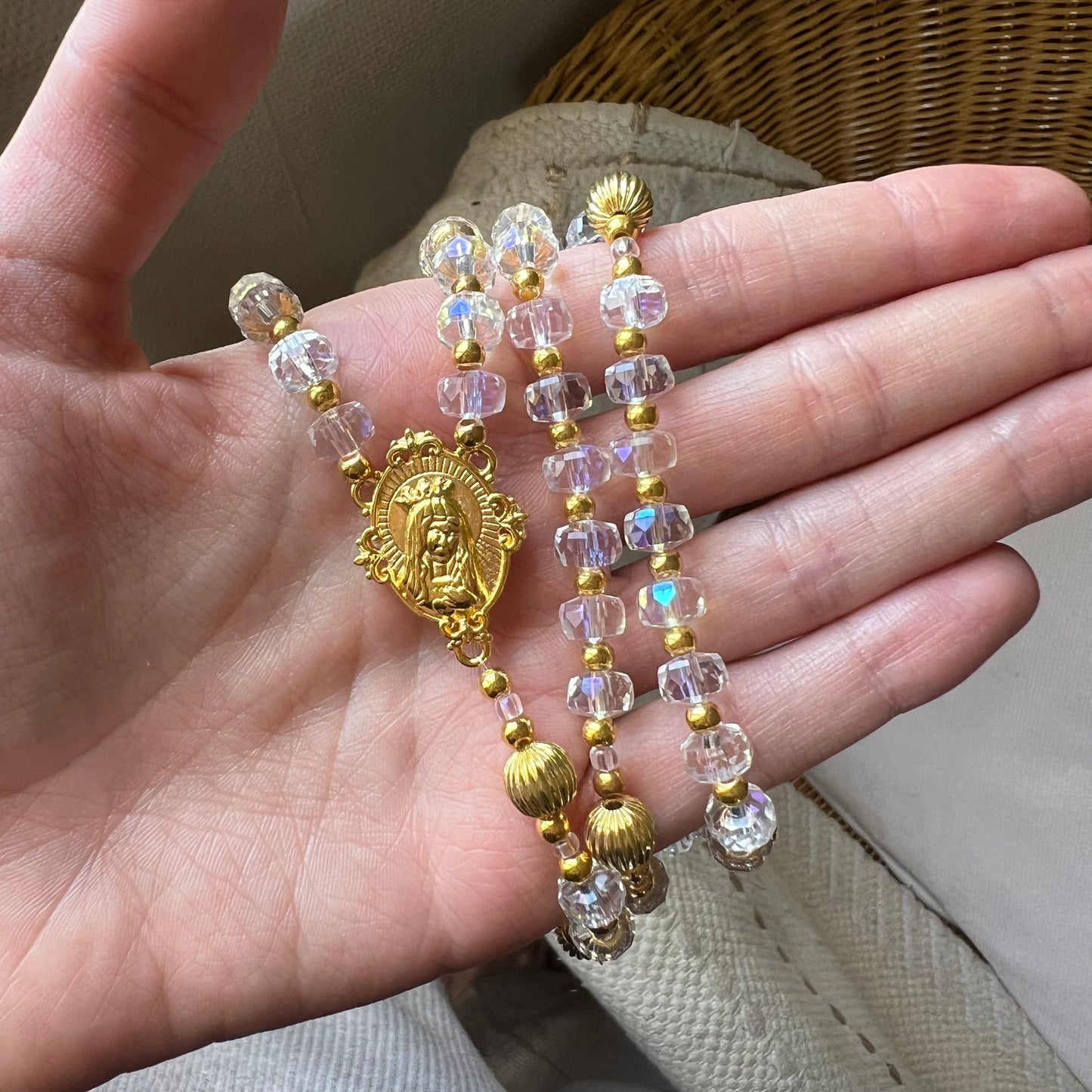 Chapelet - Perles en Cristal Autrichien