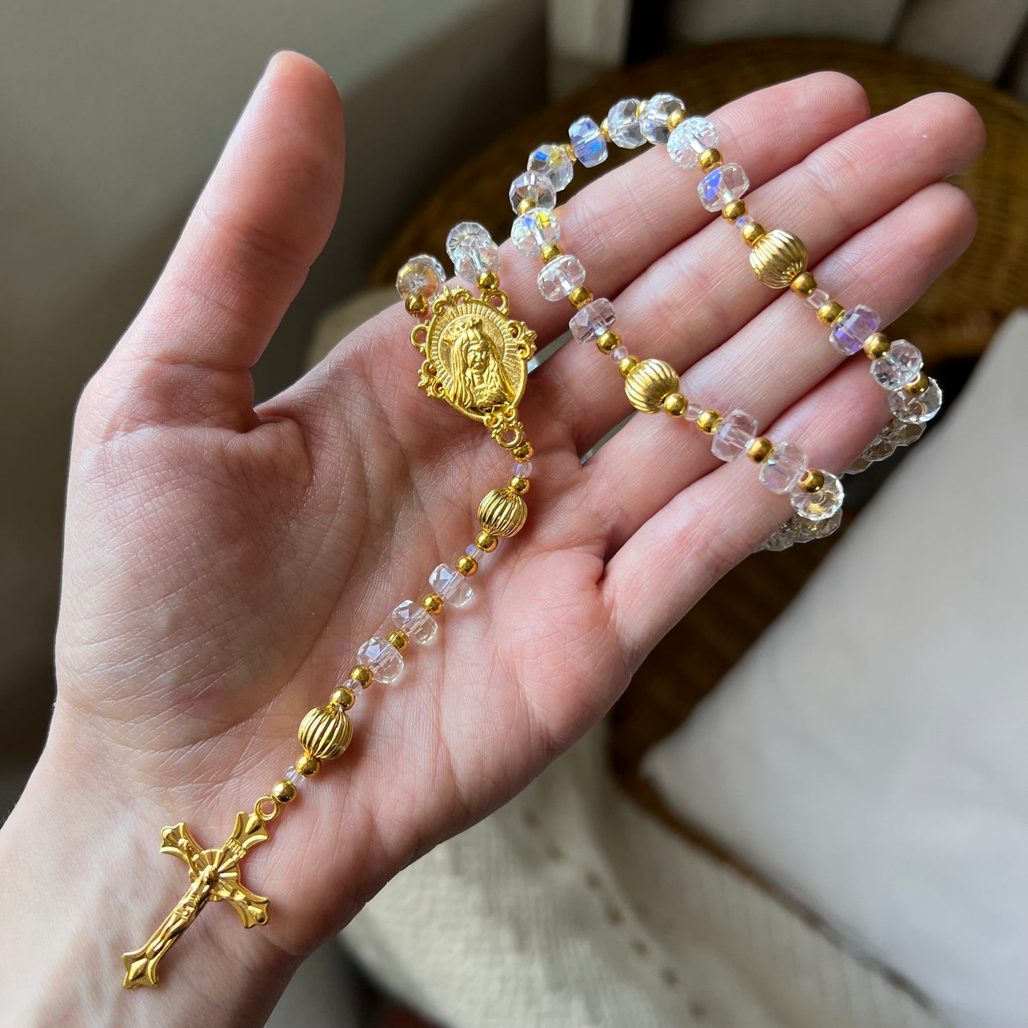 Chapelet - Perles en Cristal Autrichien