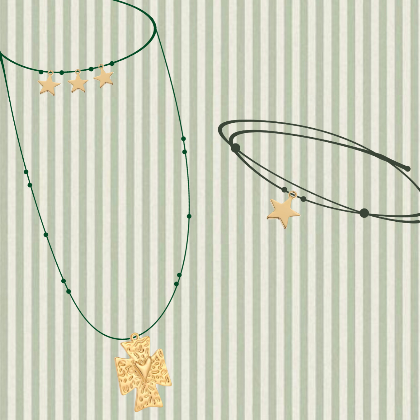 Duo Sautoir Santa Casa & Bracelet